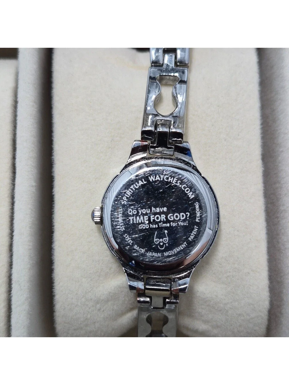Spiritual Watches Time For God Blue Dial Watch